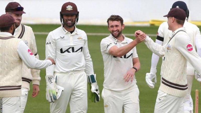 County Championship: Surrey seal victory after Kent defiance